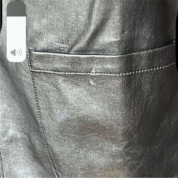 Free People All Around Vegan Leather Mini Dress M - Picture 6 of 10